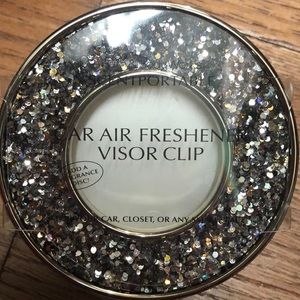 Bath and Body works car air freshener visor clip